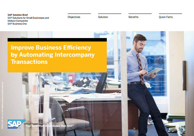 Improve Business Efficiency by Automating Intercompany Transactions