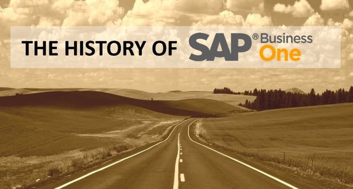 the history of sap business one