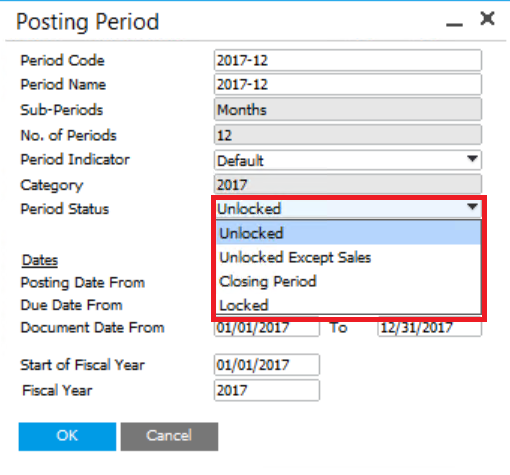 Create a New Period for the Fiscal Year in SAP Business One-3.png