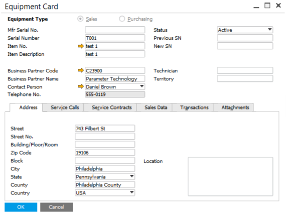 Equipment-Card-in-SAP-Business-One-2