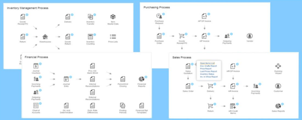 Cockpit Types for SAP Business One on HANA