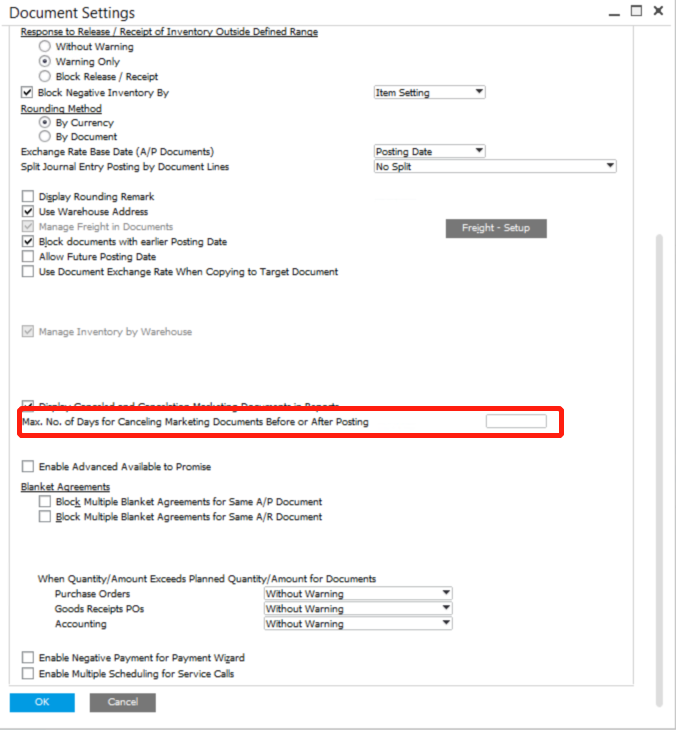 Manage Document Cancellation in SAP Business One