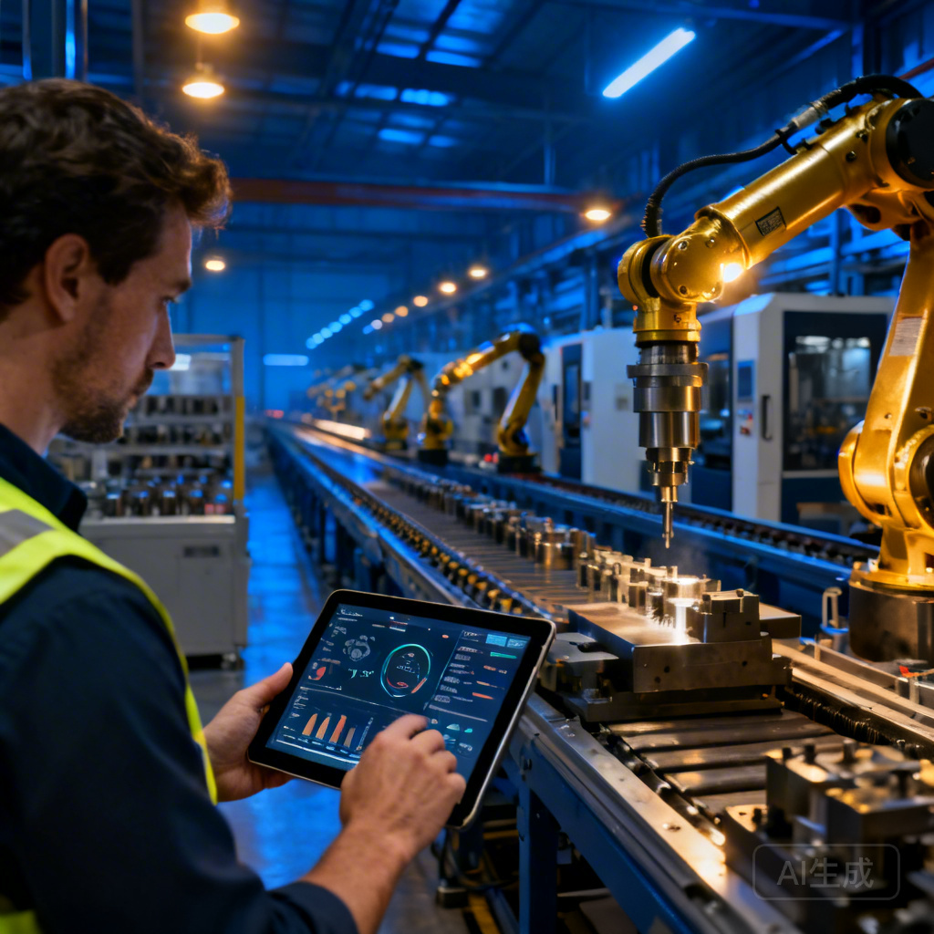Automated manufacturing floor