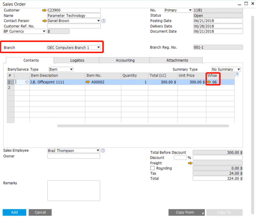 Multiple-Branches-in-SAP-Business-One