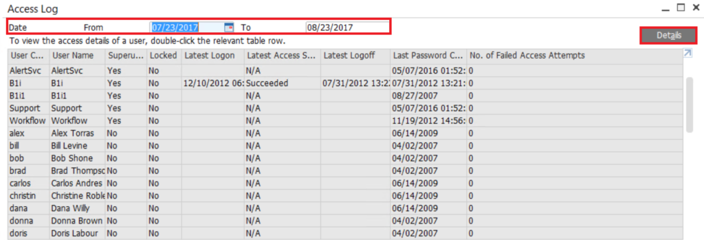 The-Access-log-in-SAP-Business-One-2